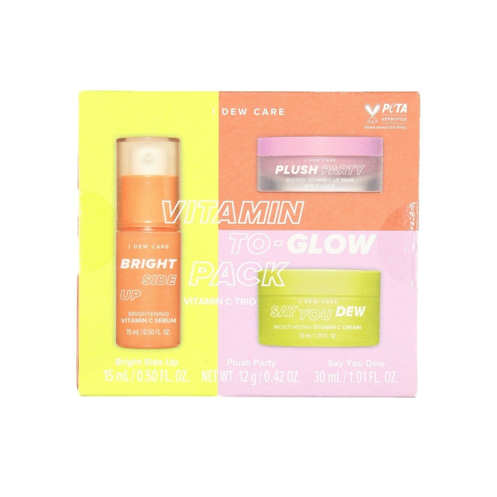 I DEW CARE - Vitamin To-Glow Pack - 3 Piece Vitamin C Skincare 
Set
